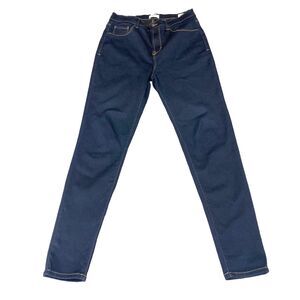 Kensie Jeans Womens Size 8x29 Blue Denim Rayon Slim Fit Flat Front Skinny Leg